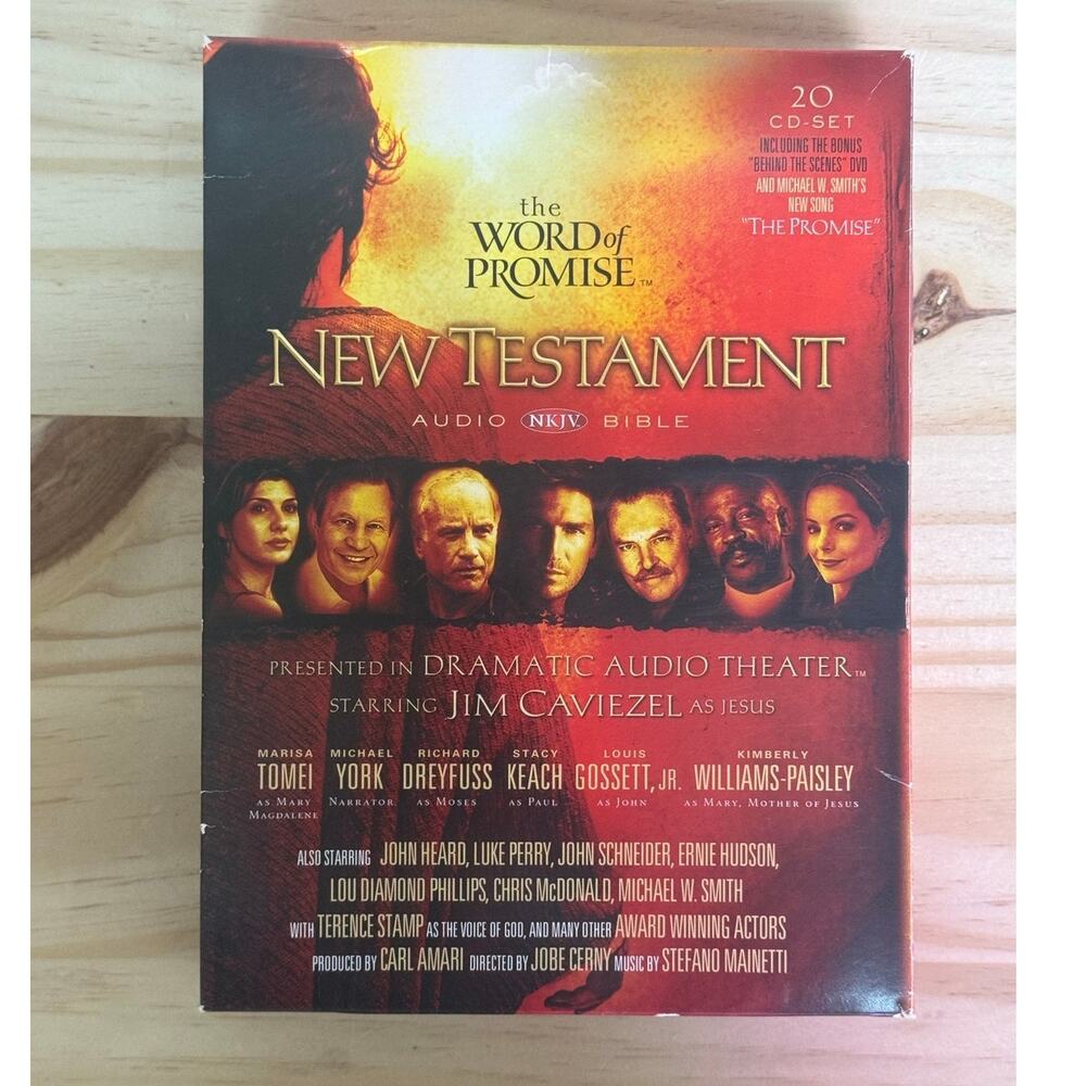 The Word of Promise New Testament 20 CD Set Audiobook with Case NKJV